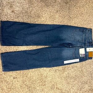 Aeropostale women’s jeans new with tags size 4 high rise wide leg dark wash
